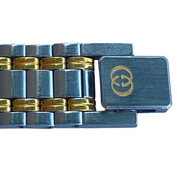 Gucci 3000L Gold & Silver Two-Tone Women’s Watch – Date – 26mm Quartz – 6” - Picture 2 of 10